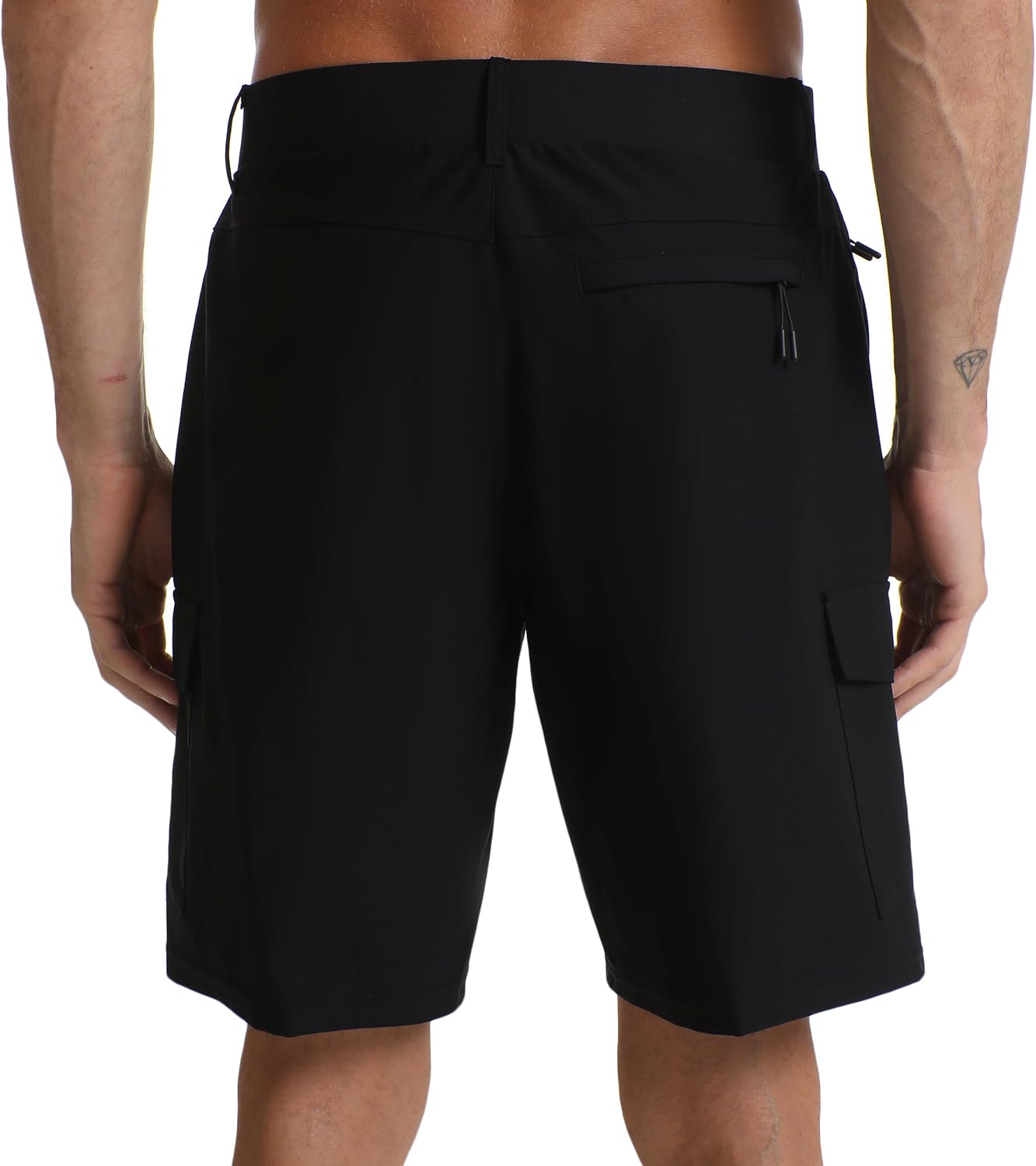 Detalle 2 de Men's Quick-Dry Hiking Cargo Shorts, 9-Inch