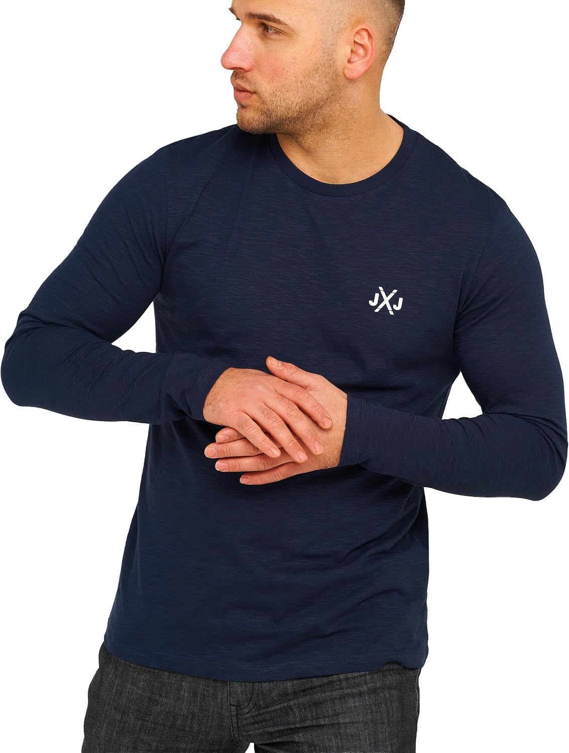 Detalle 2 de JACK & JONES Infinity Langarmshirt Rise O‑Neck