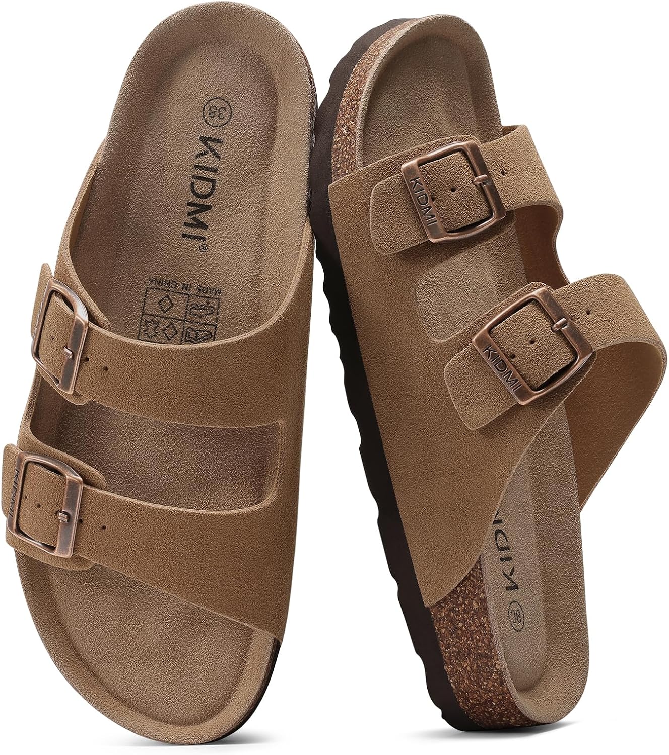 Detalle de KIDMI Suede Summer Sandals with Arch Support