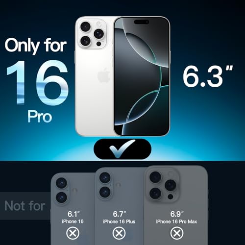Thumbnail 1 de JETech Pellicola Protettiva per iPhone 16 Pro (3 pezzi) – protezione premium 9H e installazione facile