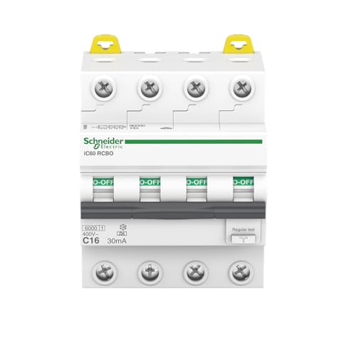 Detalle 2 de iC60 4P RCBO 16A 30mA A ⚡