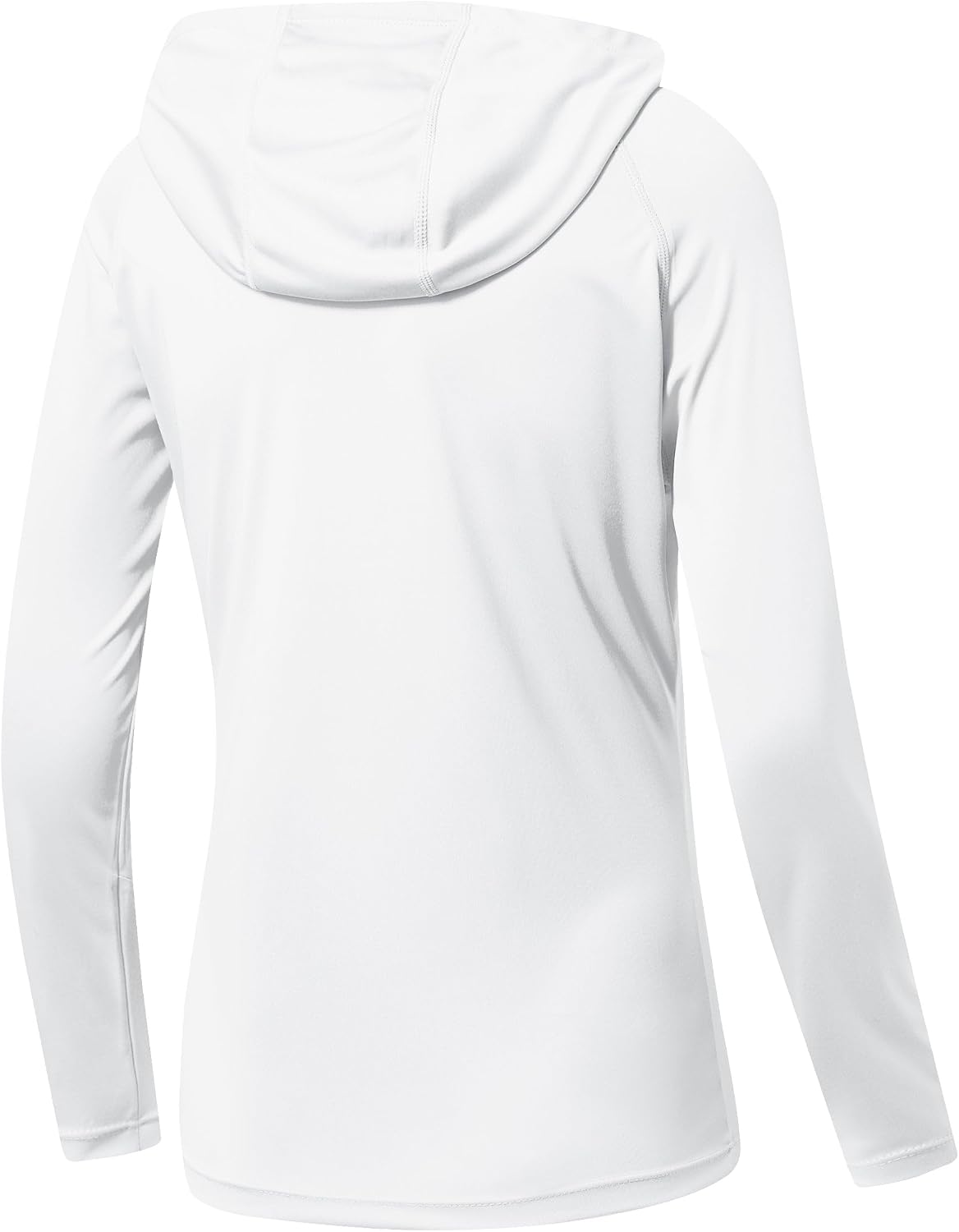 Detalle de Willit Women's UPF 50+ Sun Protection Hoodie SPF Shirt – Lightweight Long Sleeve for Outdoor Activities