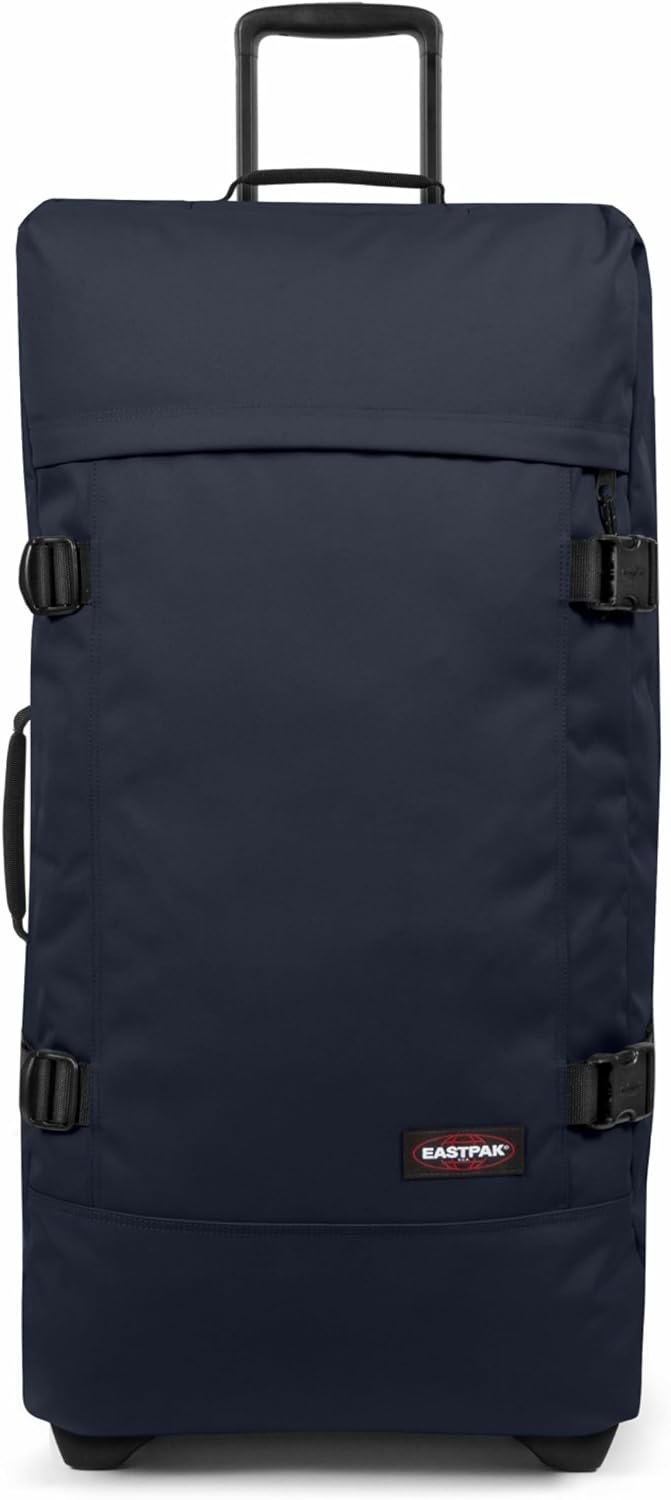 Detalle de Eastpak Tranverz L 121L: trolley grande Ultra Marine con doppio scomparto, ruote e TSA lock