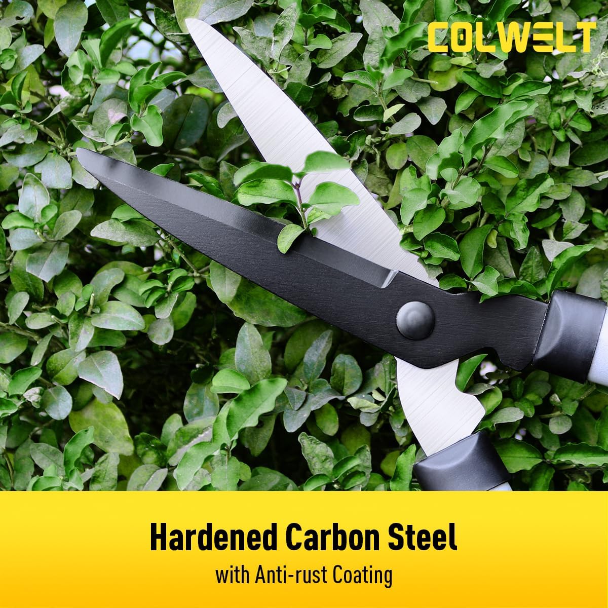 Detalle 2 de Colwelt Garden Shears Set 3-Pack: 42cm bypass loppers, hedge clippers & 20cm secateurs