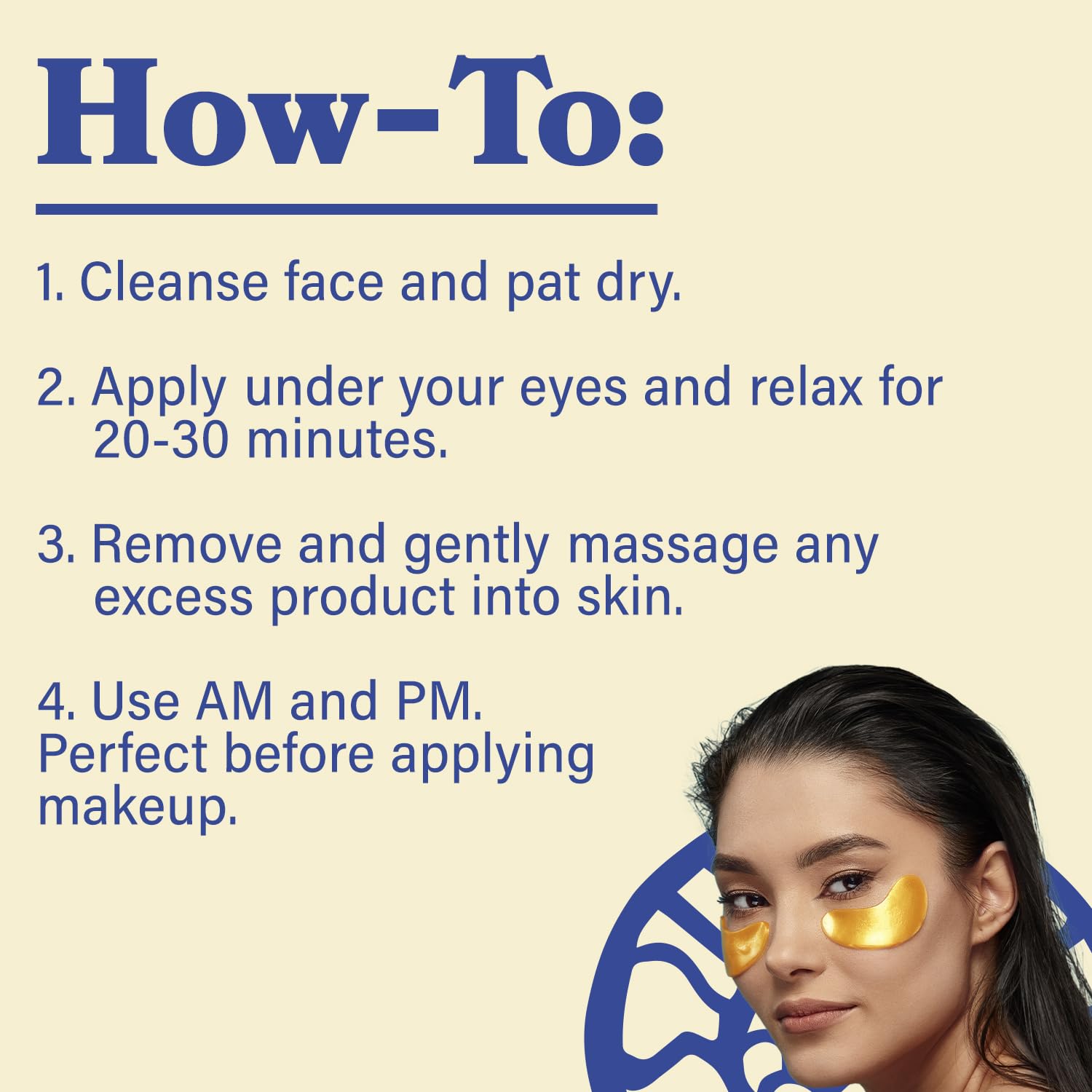 Thumbnail 3 de LE GUSHE EMP Gold Under Eye Patches, 30 Pairs with Collagen & Snail Mucin