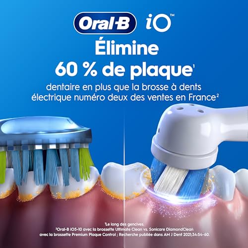 Detalle 1 de Oral-B iO 2 brosse à dents électrique rose, 3 modes et capteur de pression