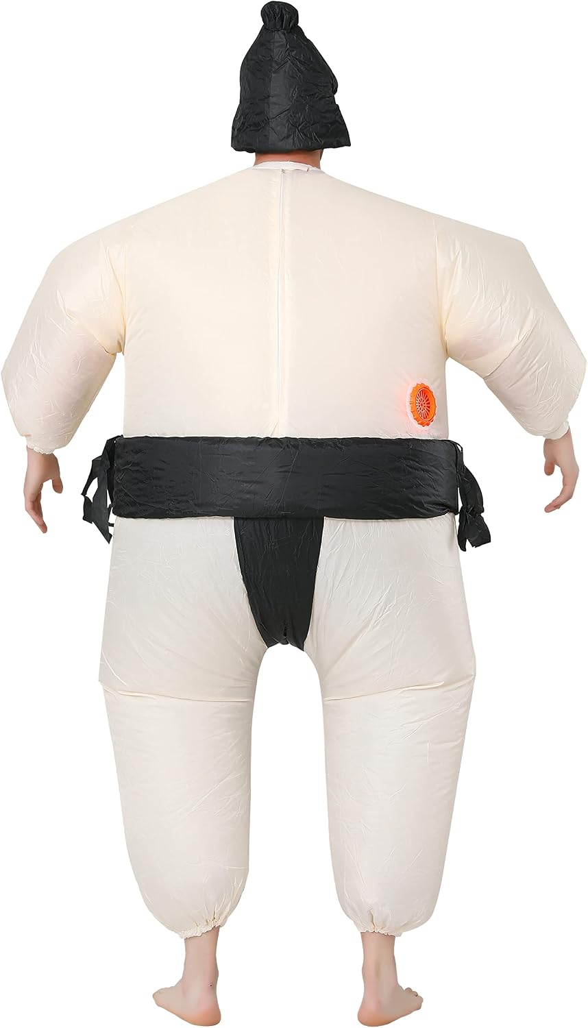 Detalle de FXICH Sumo Wrestler Costume Inflatable Adults – Aufblasbares Kostüm für Halloween und Karneval