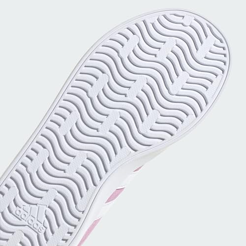 Detalle de Adidas Mixte Enfant VL Court 3.0 Shoes – Bliss Lilac/Cloud White/Grey Two, 37 1/3 EU