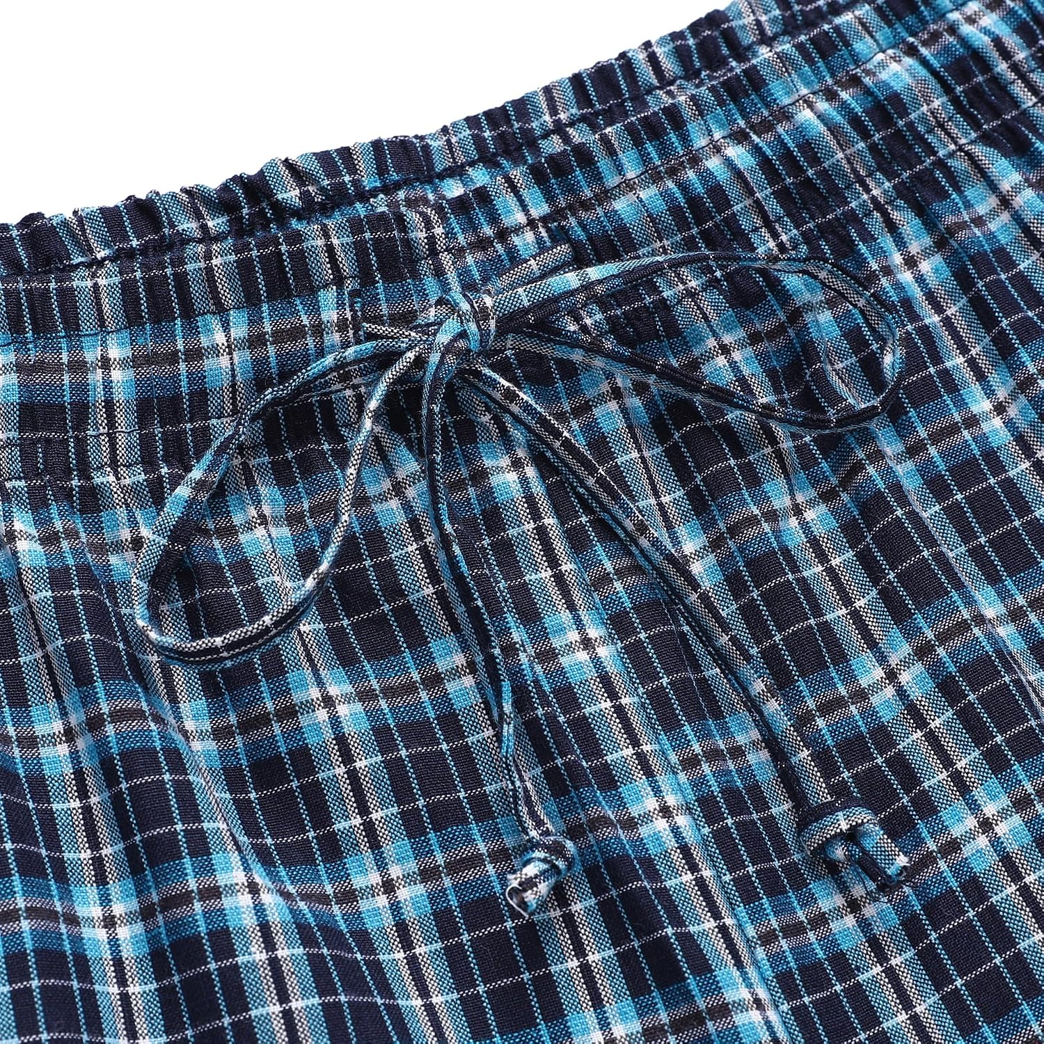 Detalle de Winovia Herren Schlafanzug lang – 2-teiliges Pyjama-Set aus 100% Baumwolle