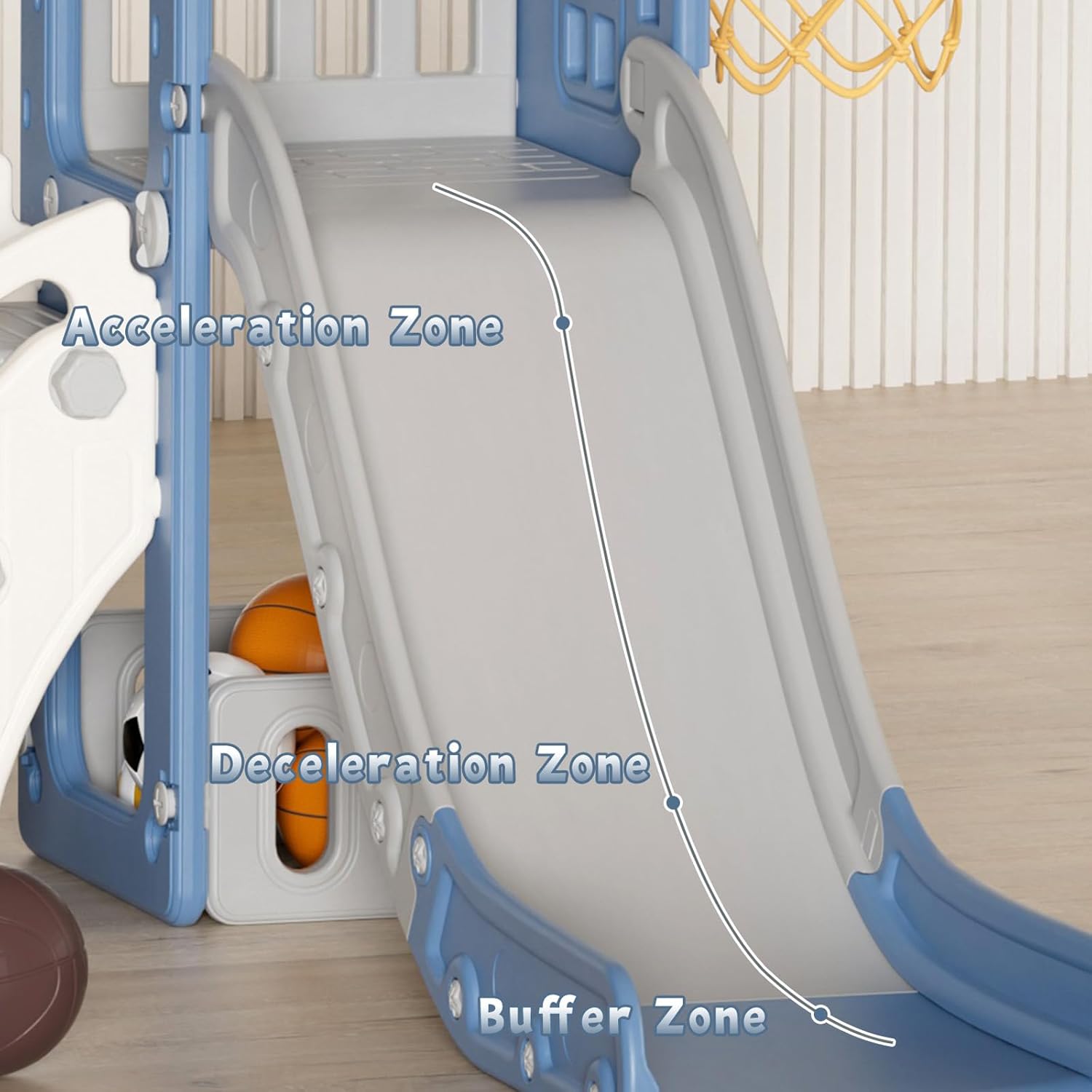 Detalle de XJD 5-in-1 Toddler Slide