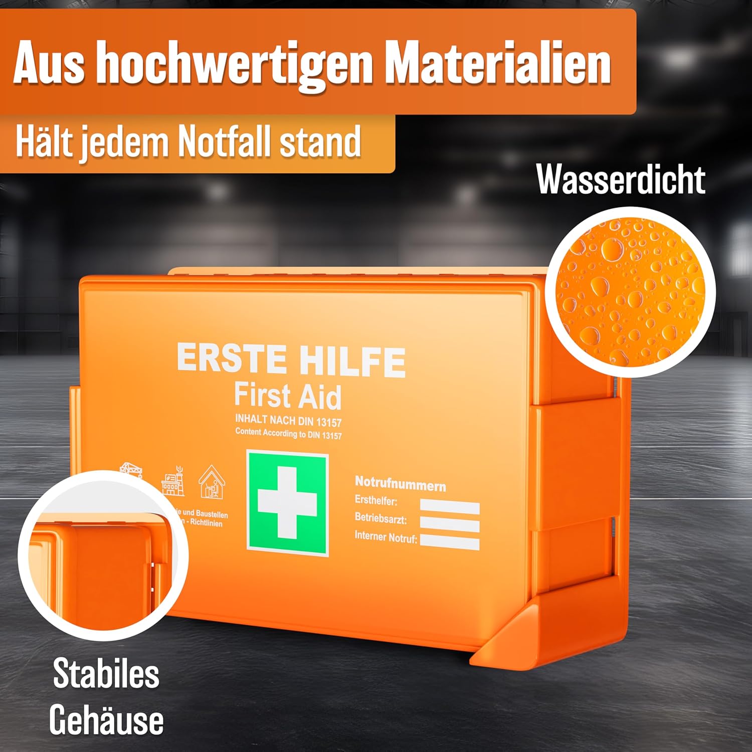 Thumbnail 2 de HELDENWERK® Erste Hilfe Kasten 50 Personen 🩹