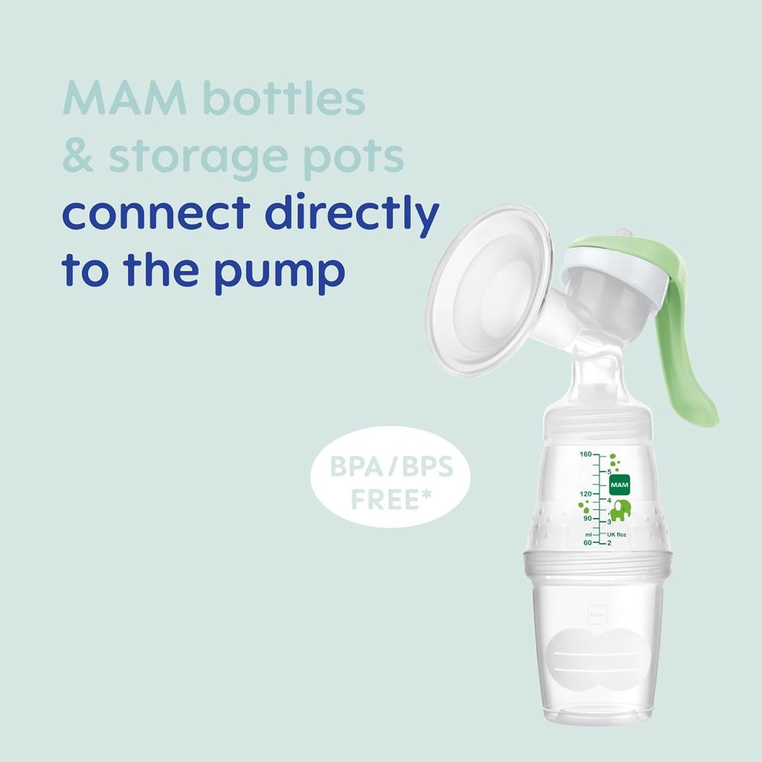 Thumbnail 4 de MAM Manual Breast Pump with One Size Funnel – Quiet, Comfortable Expressing