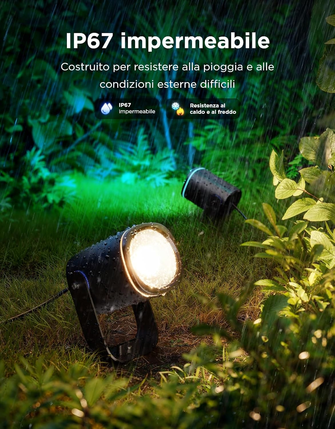 Detalle de Govee Faretti da Esterno 700lm
