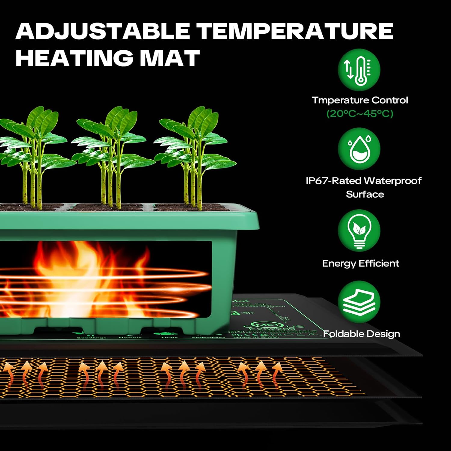 Thumbnail 2 de YAUNGEL Seed Trays with Grow Light
