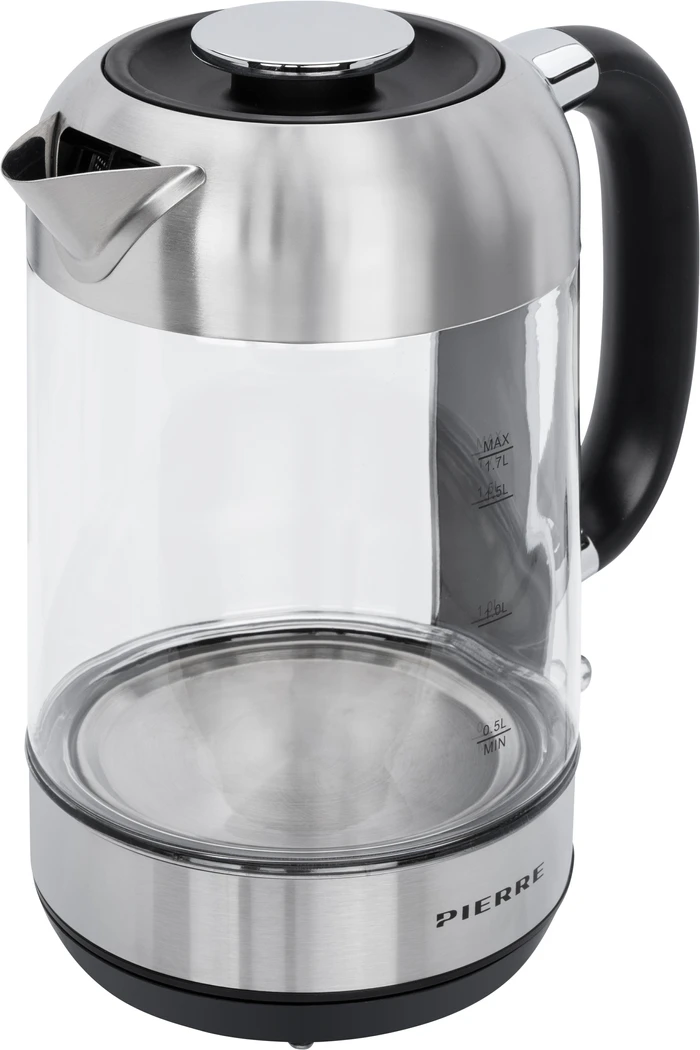 Detalle 2 de Pierre Wasserkocher PWK5000 Glas – Wasserstandsanzeige & kühleres Gehäuse