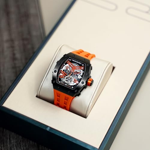 Thumbnail 4 de TSAR BOMBA Men’s Watch UK Luxury Automatic with Tonneau Case and Sapphire Glass