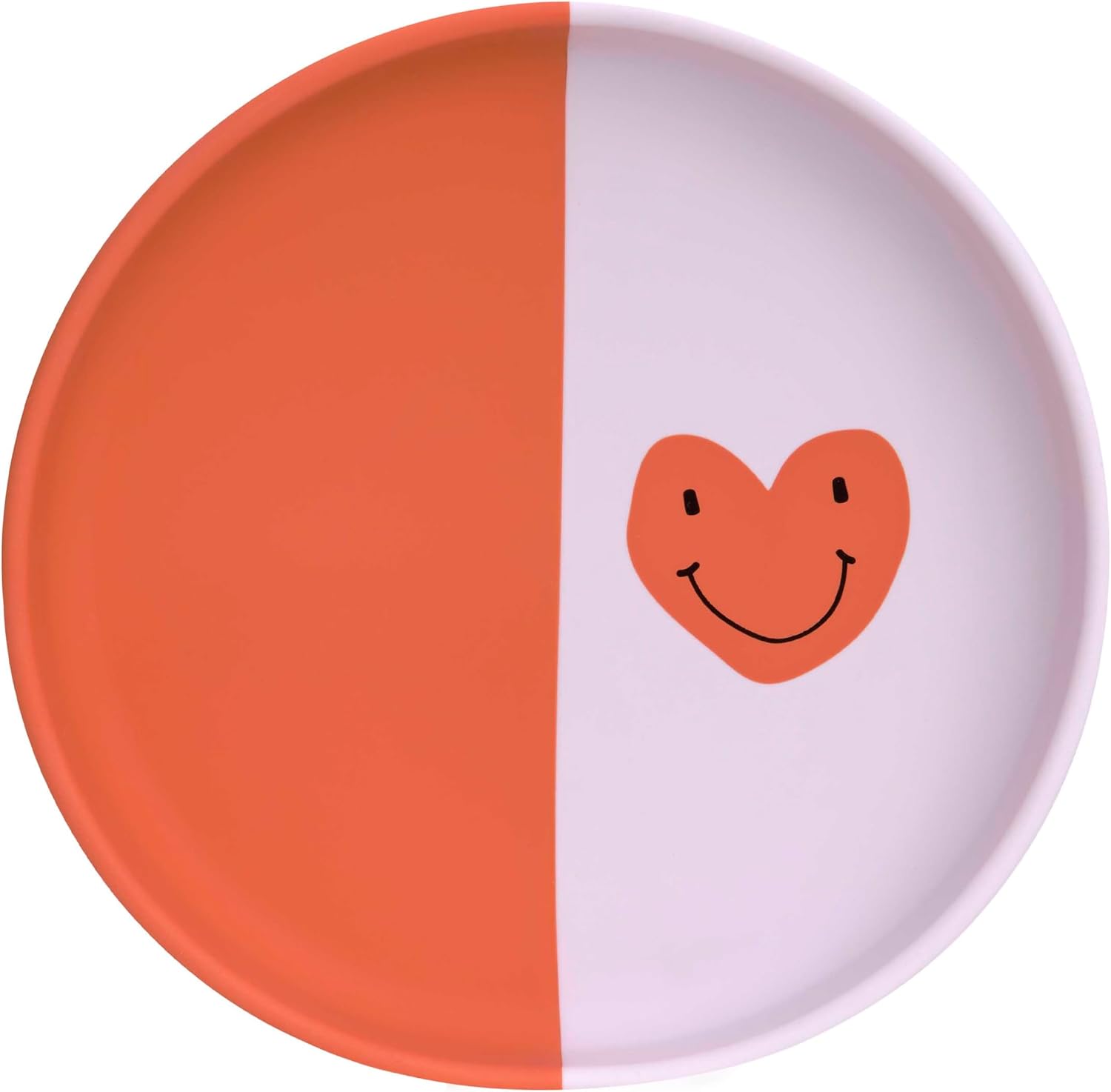 Detalle de LÄSSIG Baby Silikon-Kinderteller „Happy Rascals Heart“ – BPA-frei & bruchfest