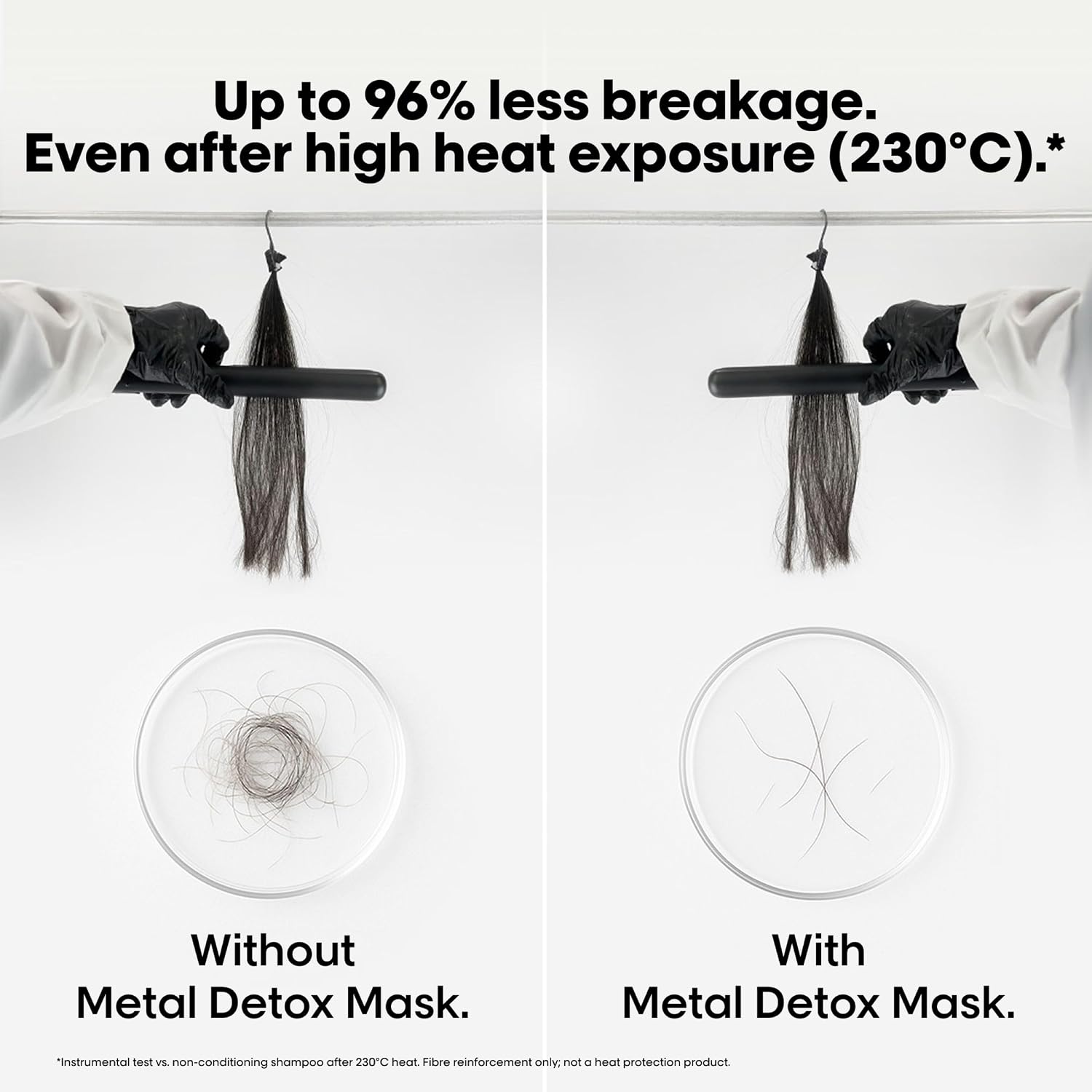 Detalle de L’Oréal Professionnel Metal Detox Hair Mask: Prevent Breakage & Colour Fade from Hard Water