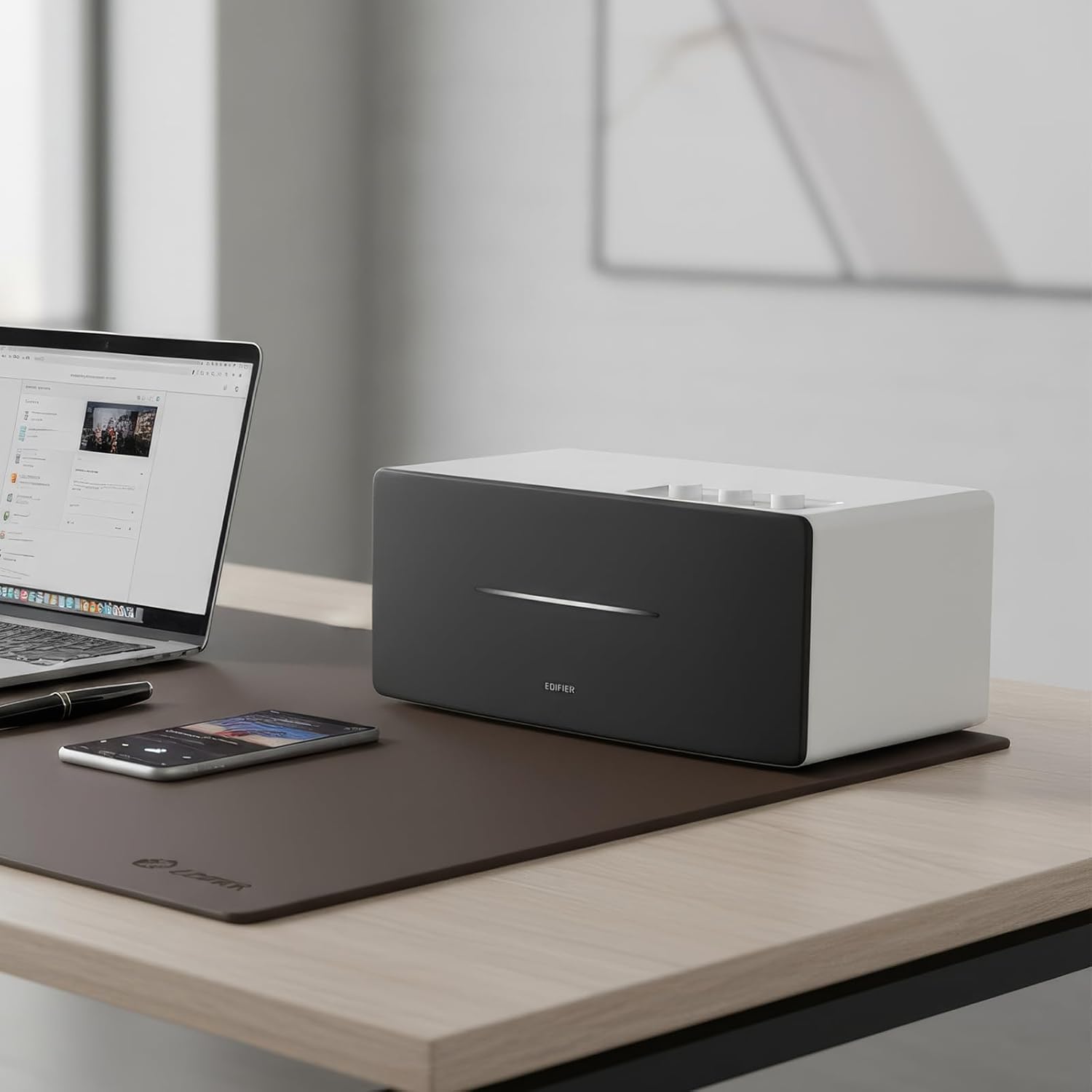 Detalle de EDIFIER D12: kompaktes Stereo-Lautsprechersystem mit Bluetooth 5.0 (70 W RMS)