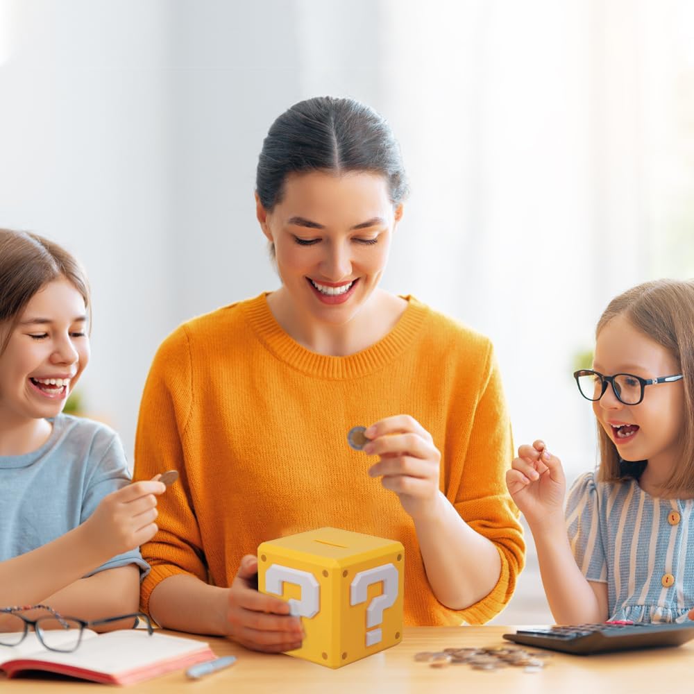 Thumbnail 4 de Nzkeuf Yellow Question Block Coin Bank 🪙