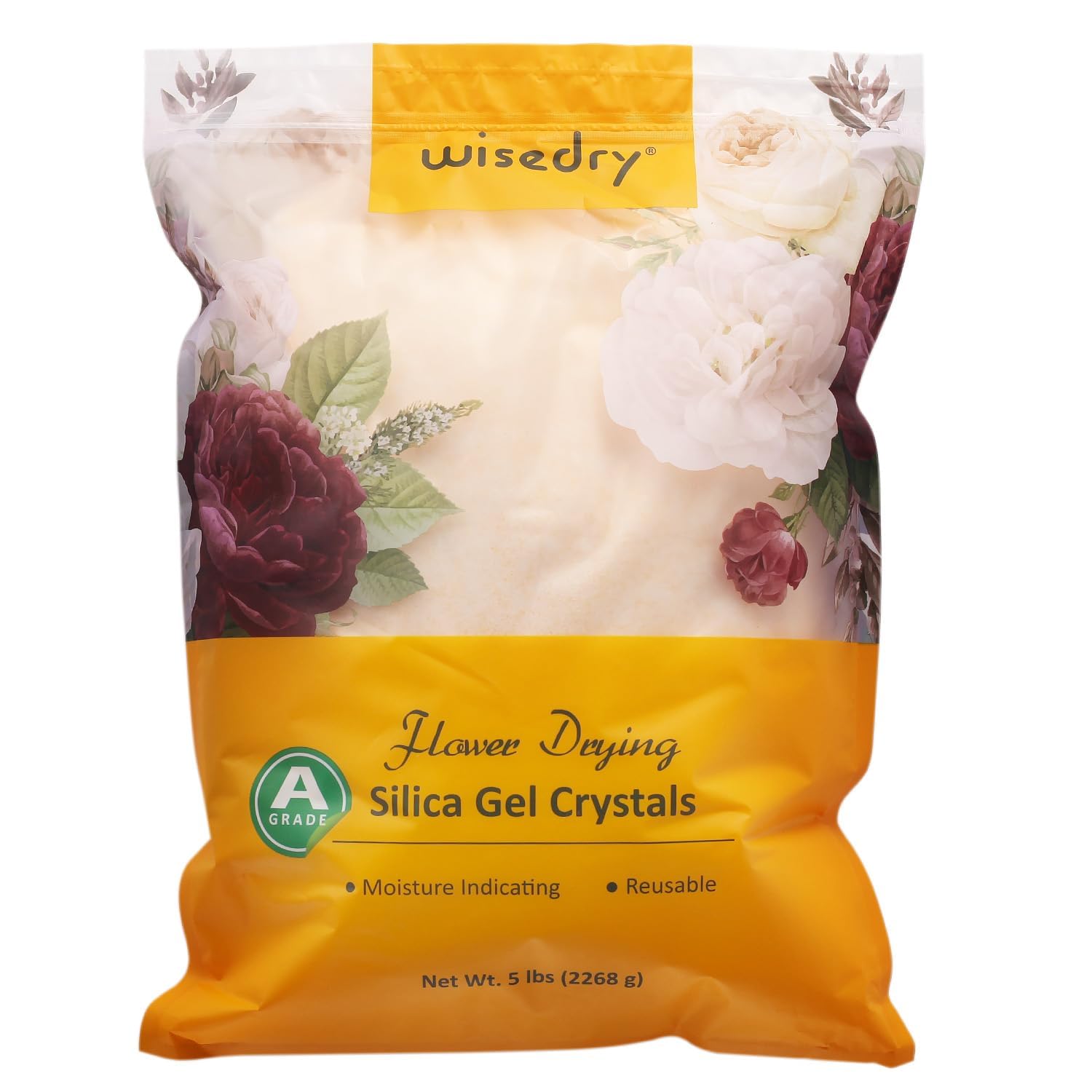 wisedry Gel de sílice secado flores 2,27 kg 🌼