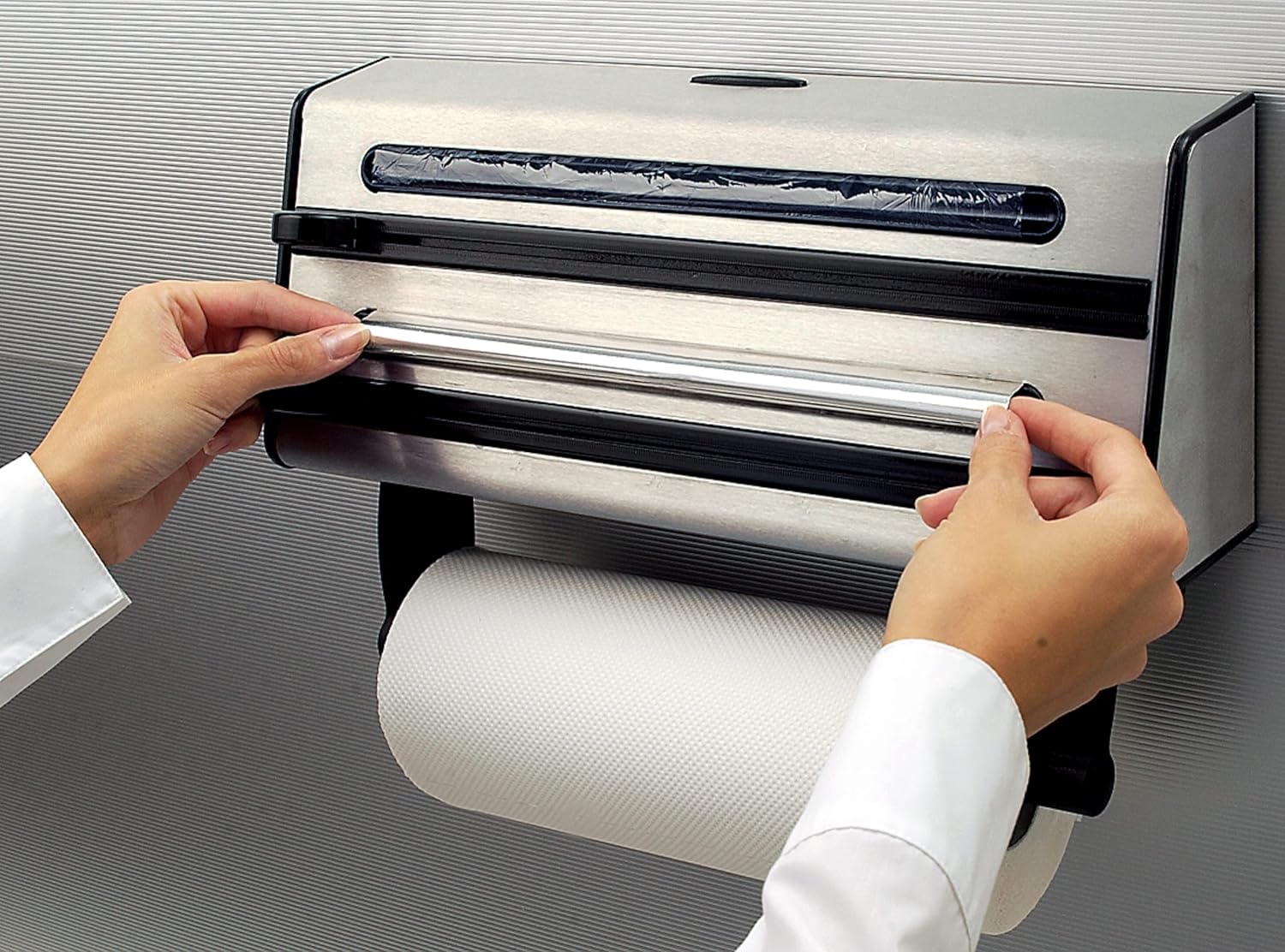 Thumbnail 3 de Emsa Contura Portarollos Cocina Triple ✂️ Dispensador de papel