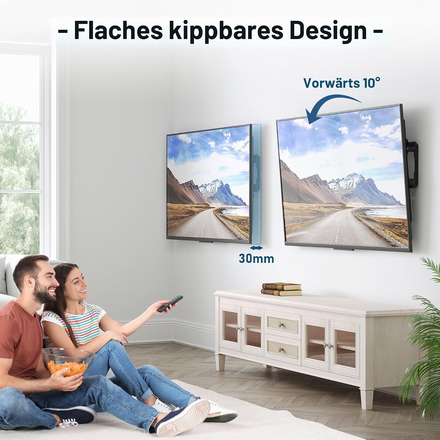 Detalle 2 de BONTEC TV Wandhalterung 26–65 Zoll