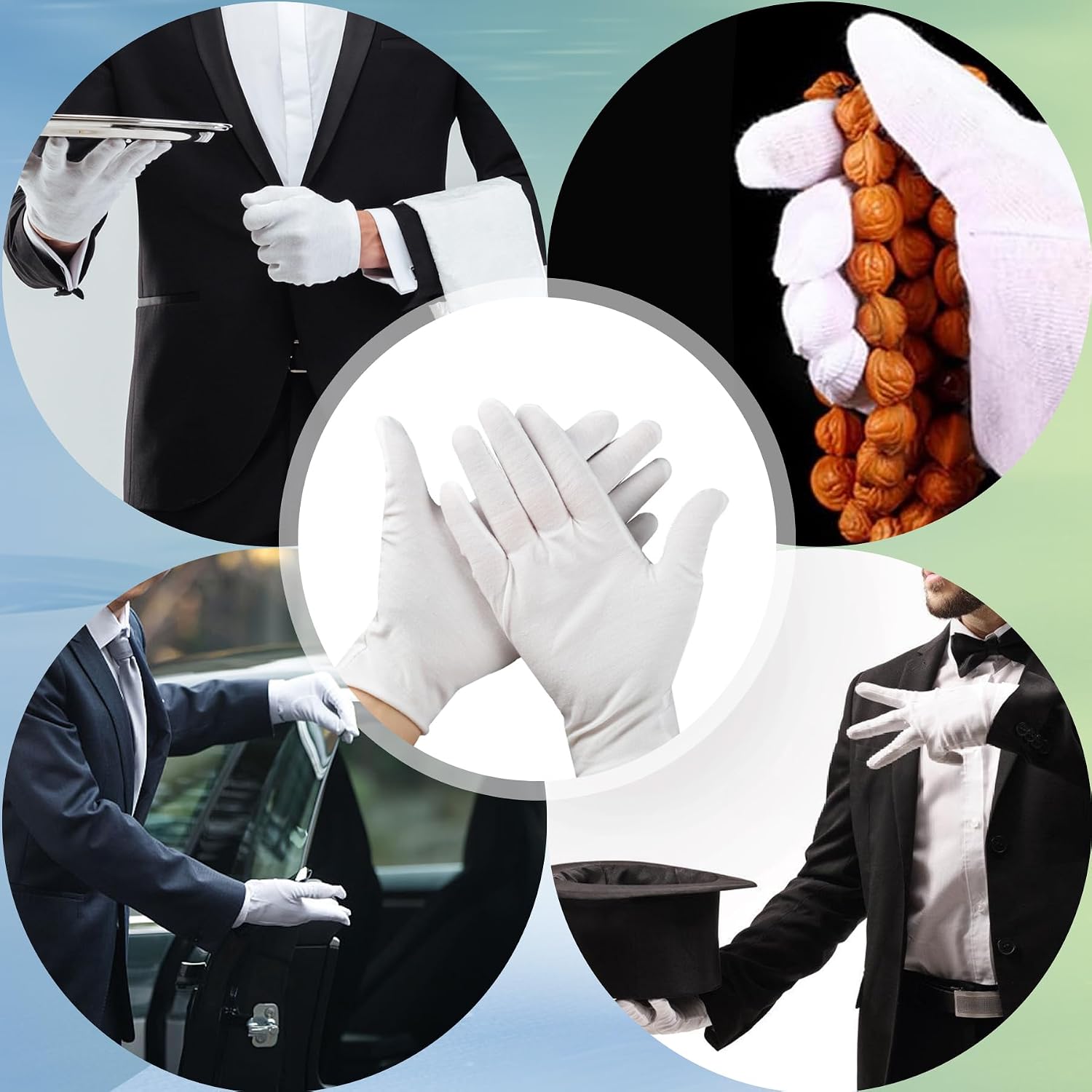 Thumbnail 4 de Xynovate Guantes de algodón L 12 pares