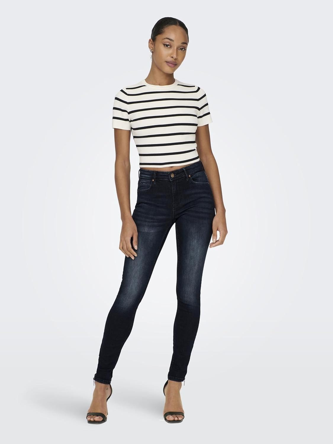 Detalle 2 de ONLY Skinny Fit Jeans ONLKENDELL – Jeans skinny a vita media