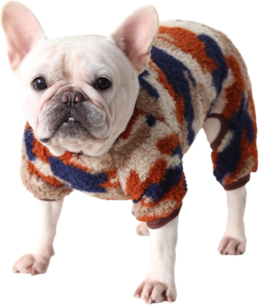 Detalle 1 de BT Bear Dog Pajamas Soft Warm Fleece Jumpsuit (Grey, XL) for small to medium dogs