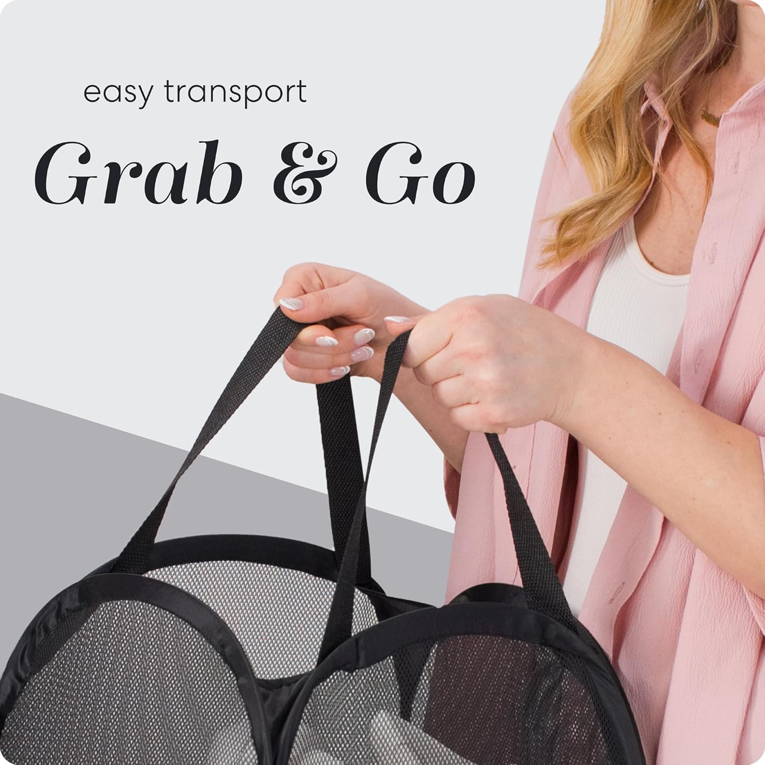 Thumbnail 6 de Handy Collapsible Mesh Hamper 2-Pack
