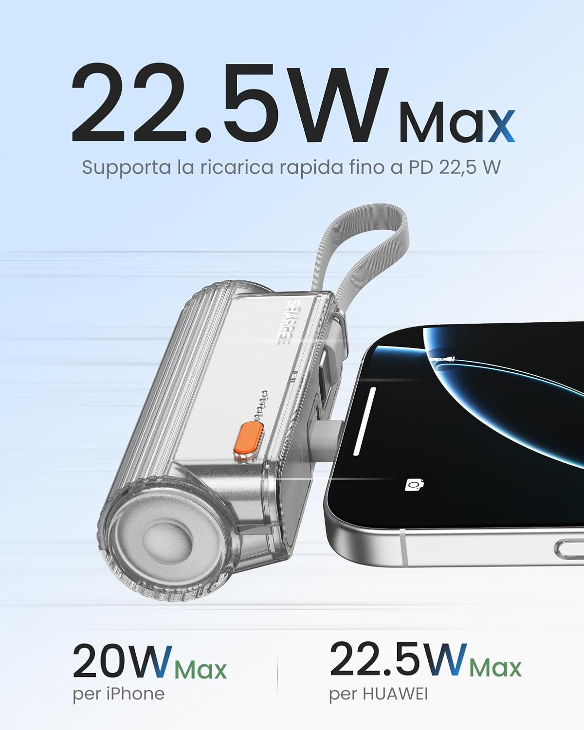 Detalle 2 de SHARGE Flow Mini 2 Powerbank 5000 mAh