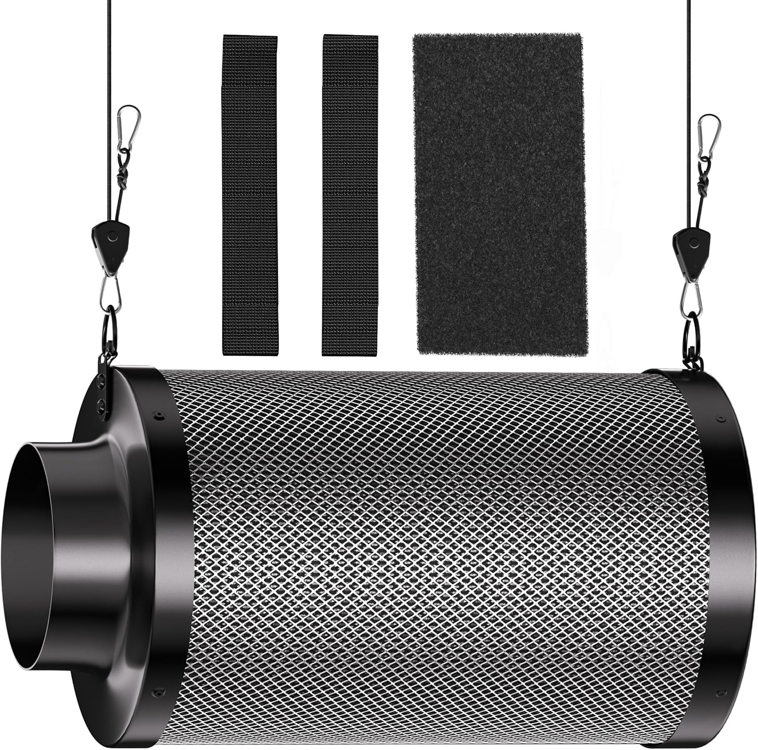 Detalle de Hon&Guan 6 Inch Activated Carbon Filter with Australian Virgin Charcoal – Ø150mm × 200mm