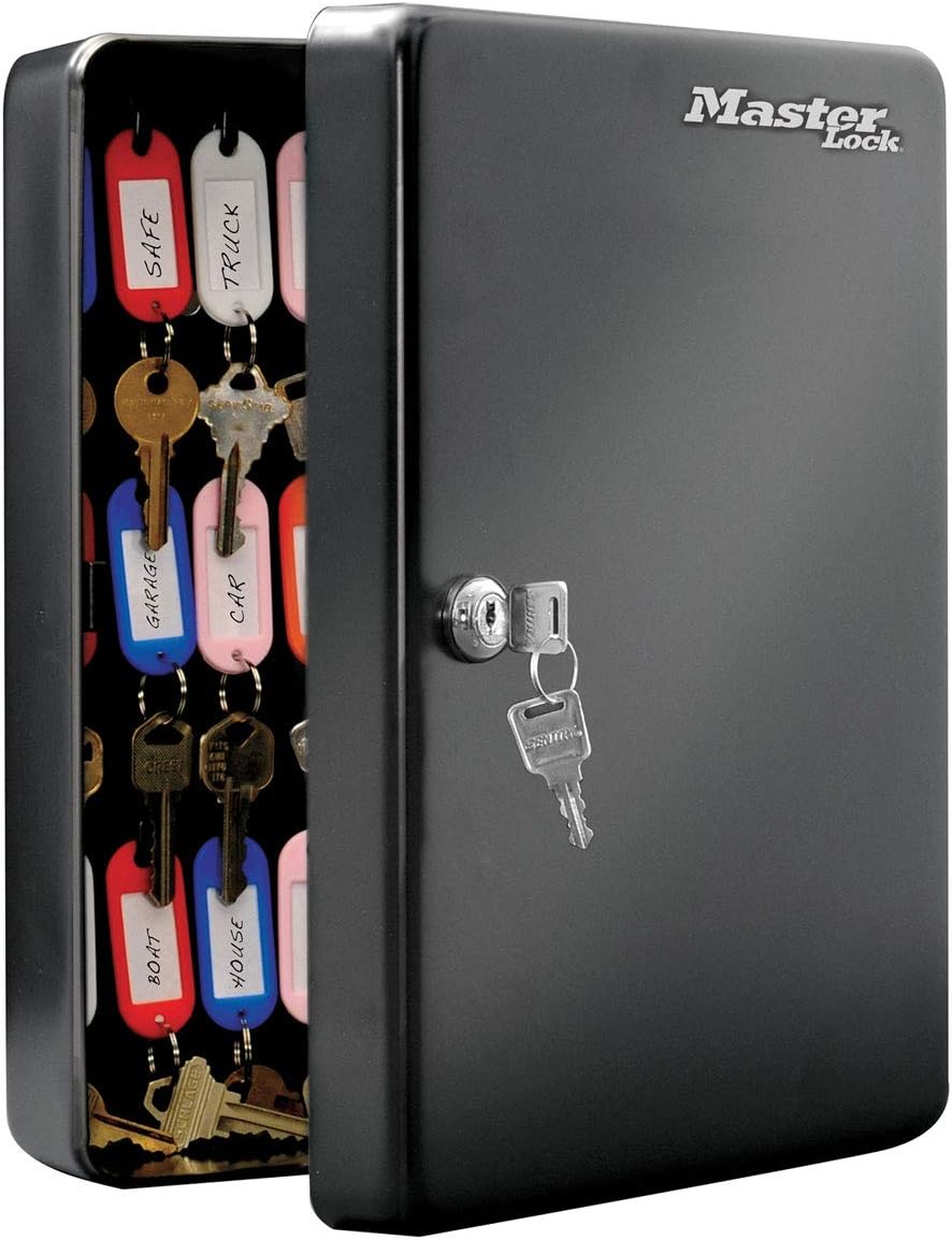 Detalle 2 de Master Lock KB-50ML: Armadietto per Chiavi da Parete con 50 Portachiavi e Targhette