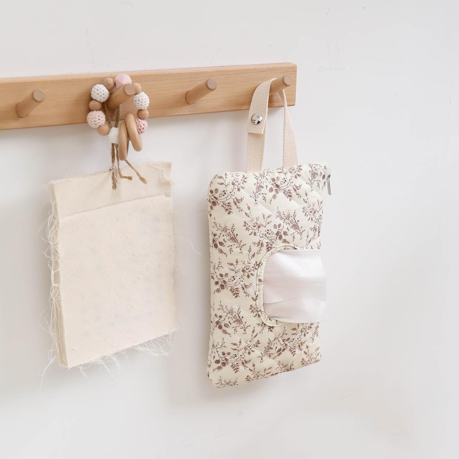 Detalle 1 de Quilted Baby Wipe Holder 9.84 x 5.91 x 0.79 Inches