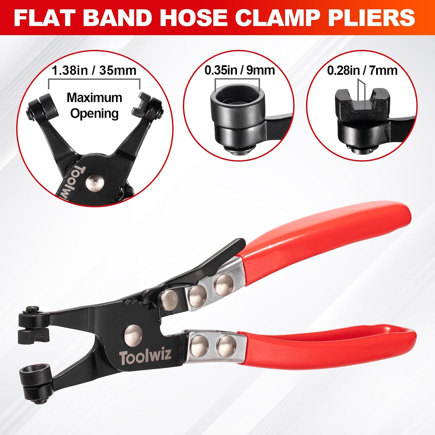 Detalle 2 de Toolwiz TTP4116 6-Piece Fuel Line Pliers Set for Car Repairs