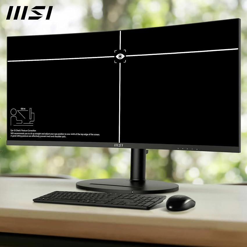 Detalle 2 de MSI Modern MD342CQP Monitor curvo 34" UWQHD
