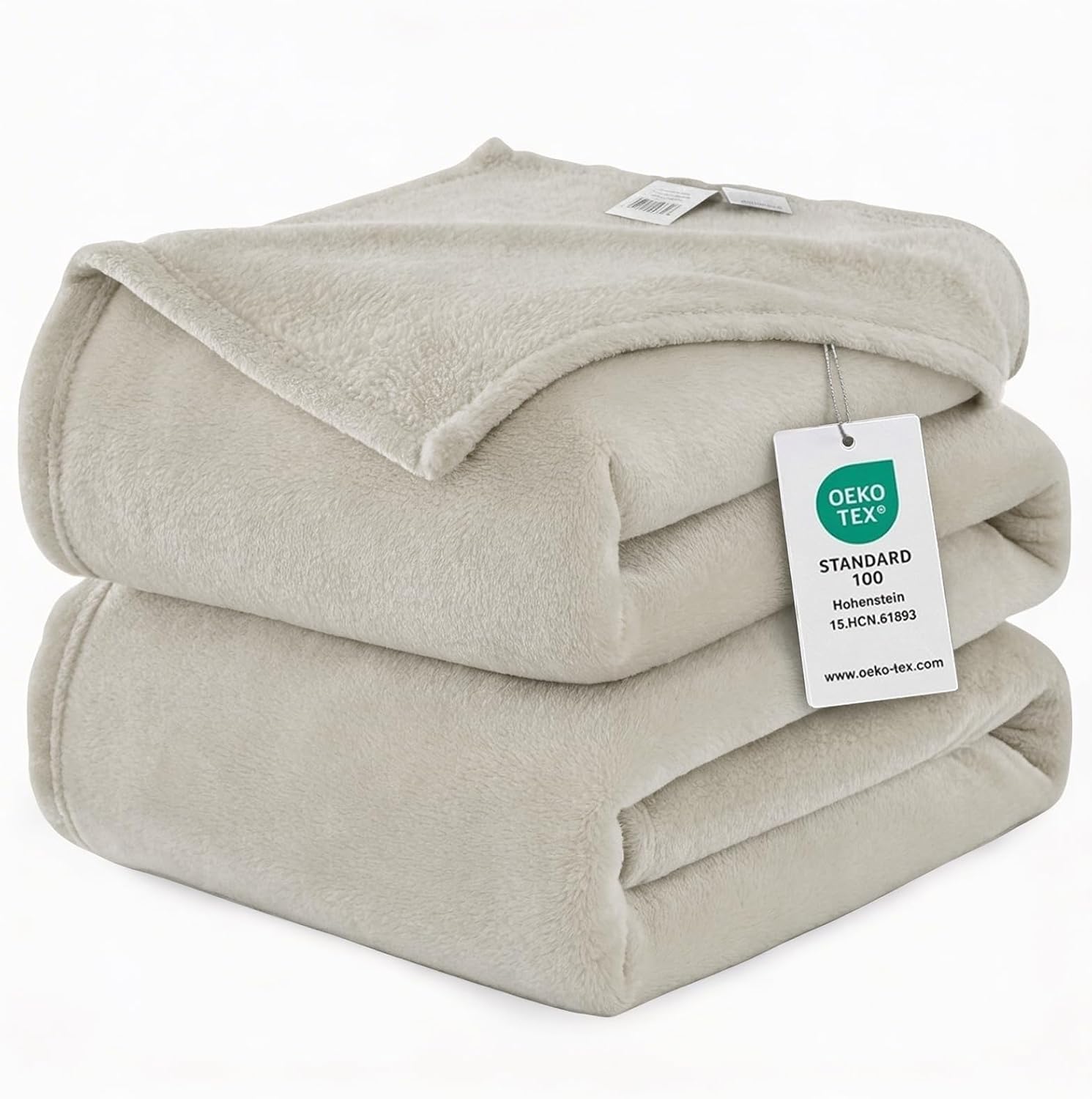 Detalle de WAVVE Kuscheldecke Beige 230 x 270 cm