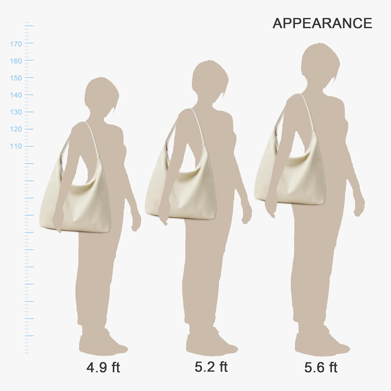 Detalle de KALIDI vegan leather tote bag large capacity