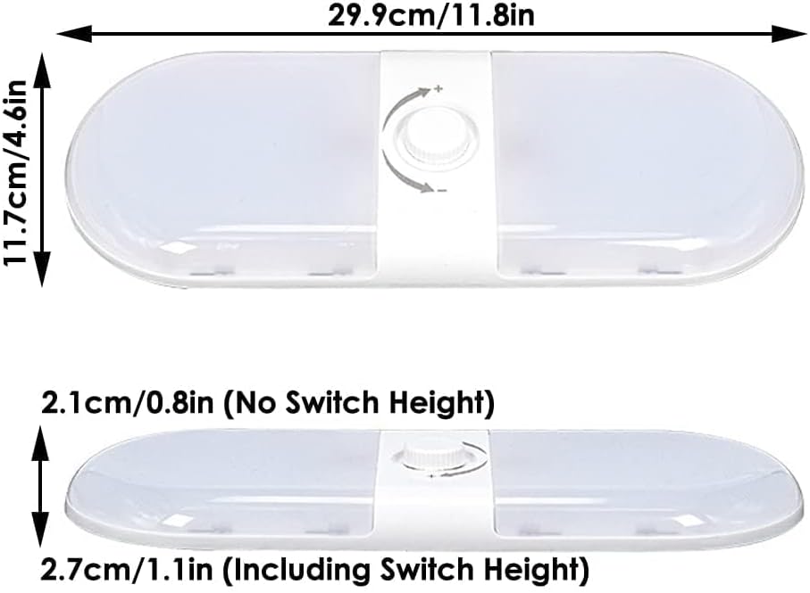 Thumbnail 6 de ANYPOWK RV Light 1 12V LED Interior Light, Dimmable, 3 Colour Temperatures