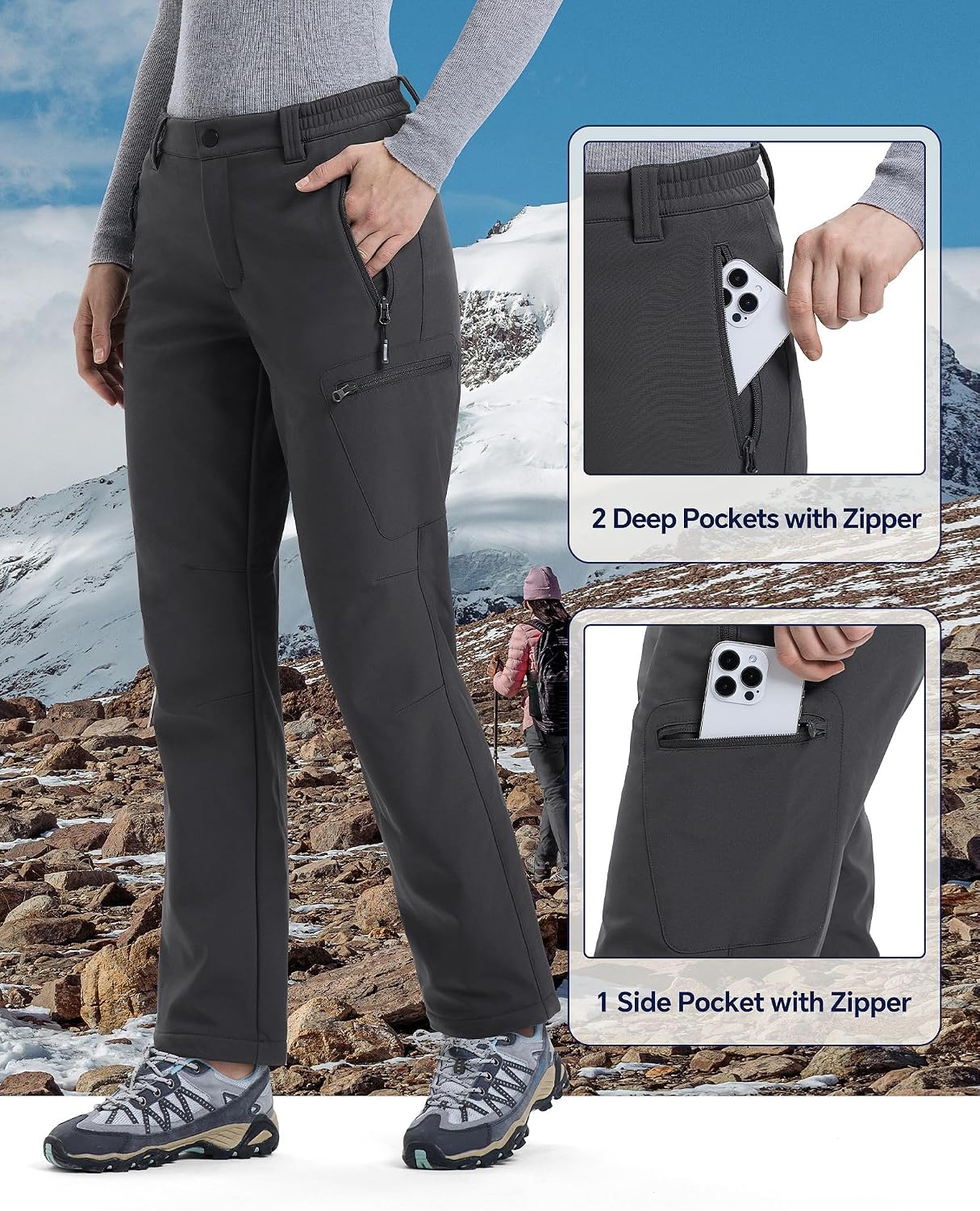 Thumbnail 4 de Outdoor Ventures Womens Winter Softshell Trousers