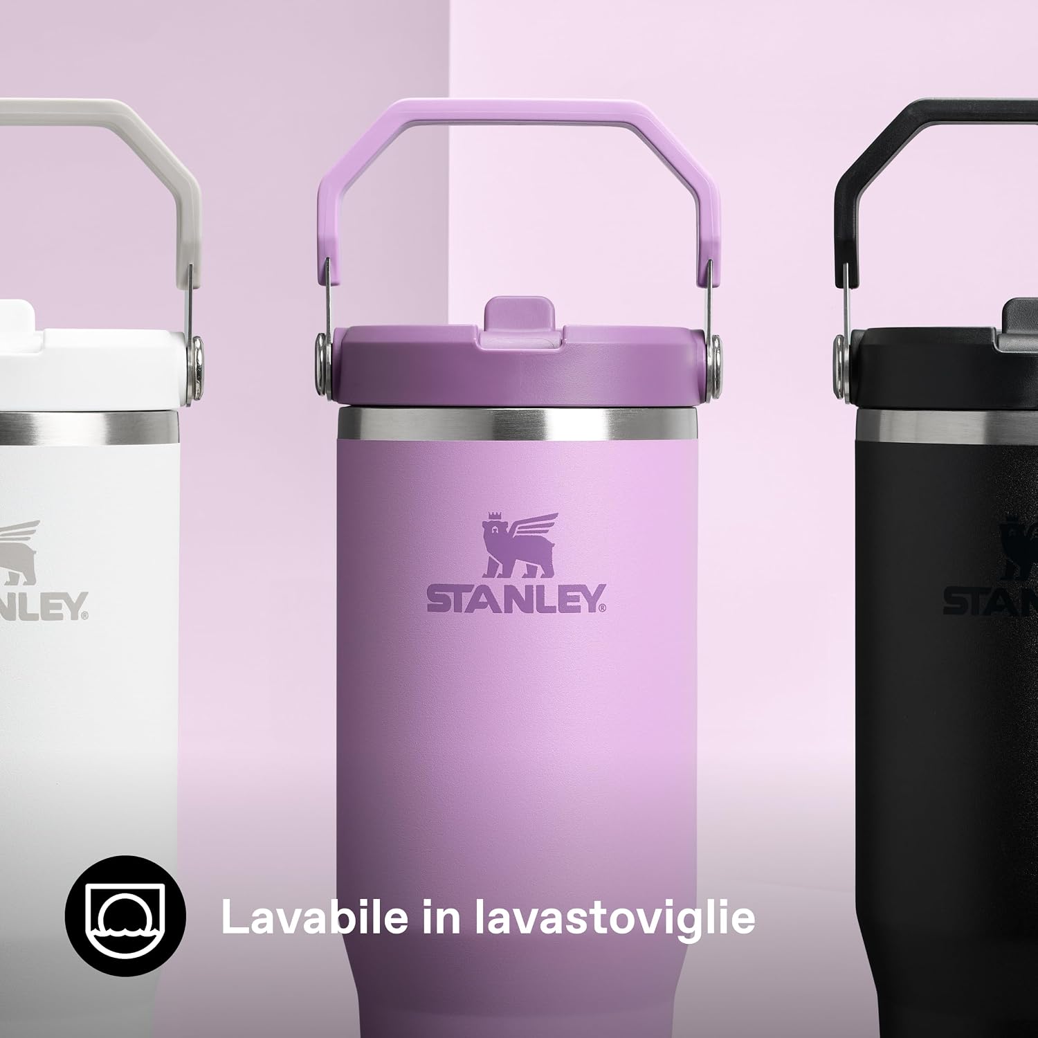 Thumbnail 6 de Stanley Flip Straw Tumbler 1.0 Borraccia Con Cannuccia 0.89L Lilac: borraccia termica a prova di perdite per viaggiare e allenarsi
