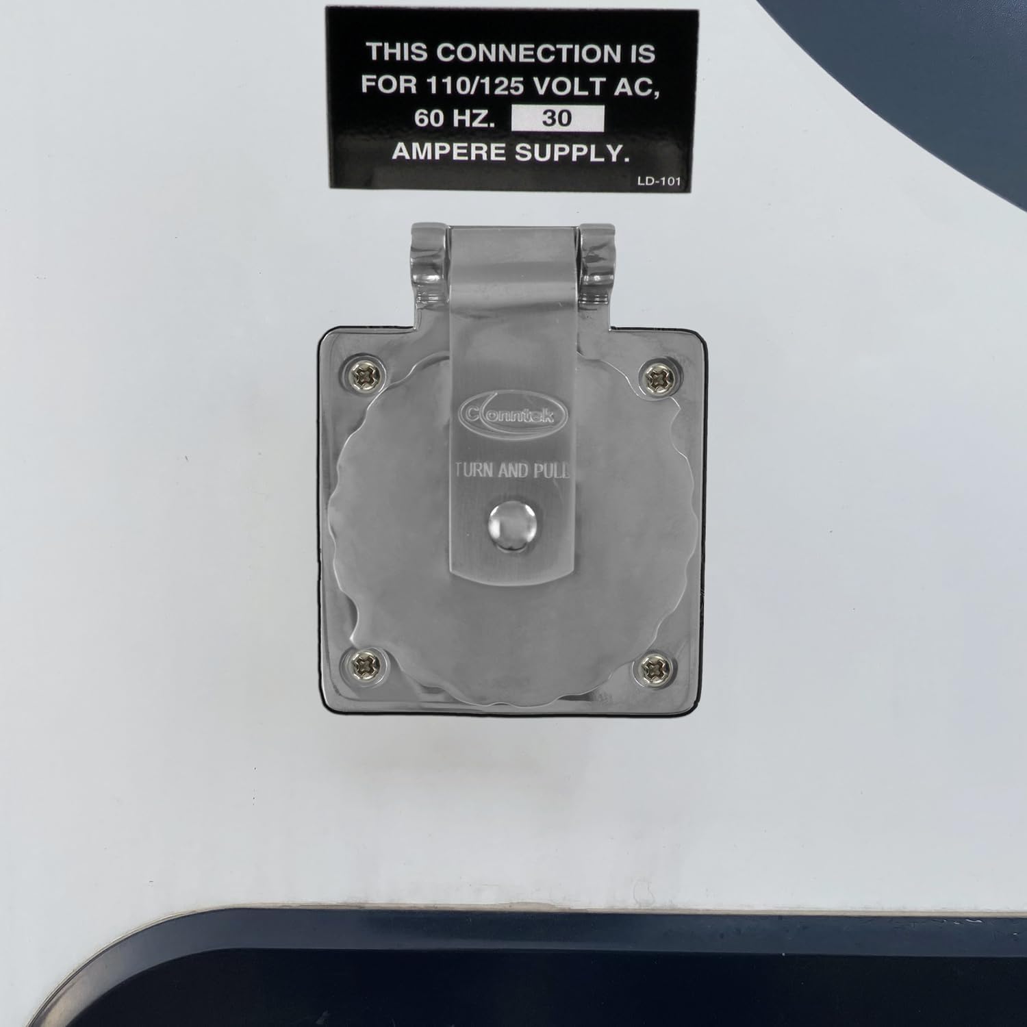 Thumbnail 4 de Conntek 30 Amp 125 Volt RV Marine Power Inlet (Stainless Steel)