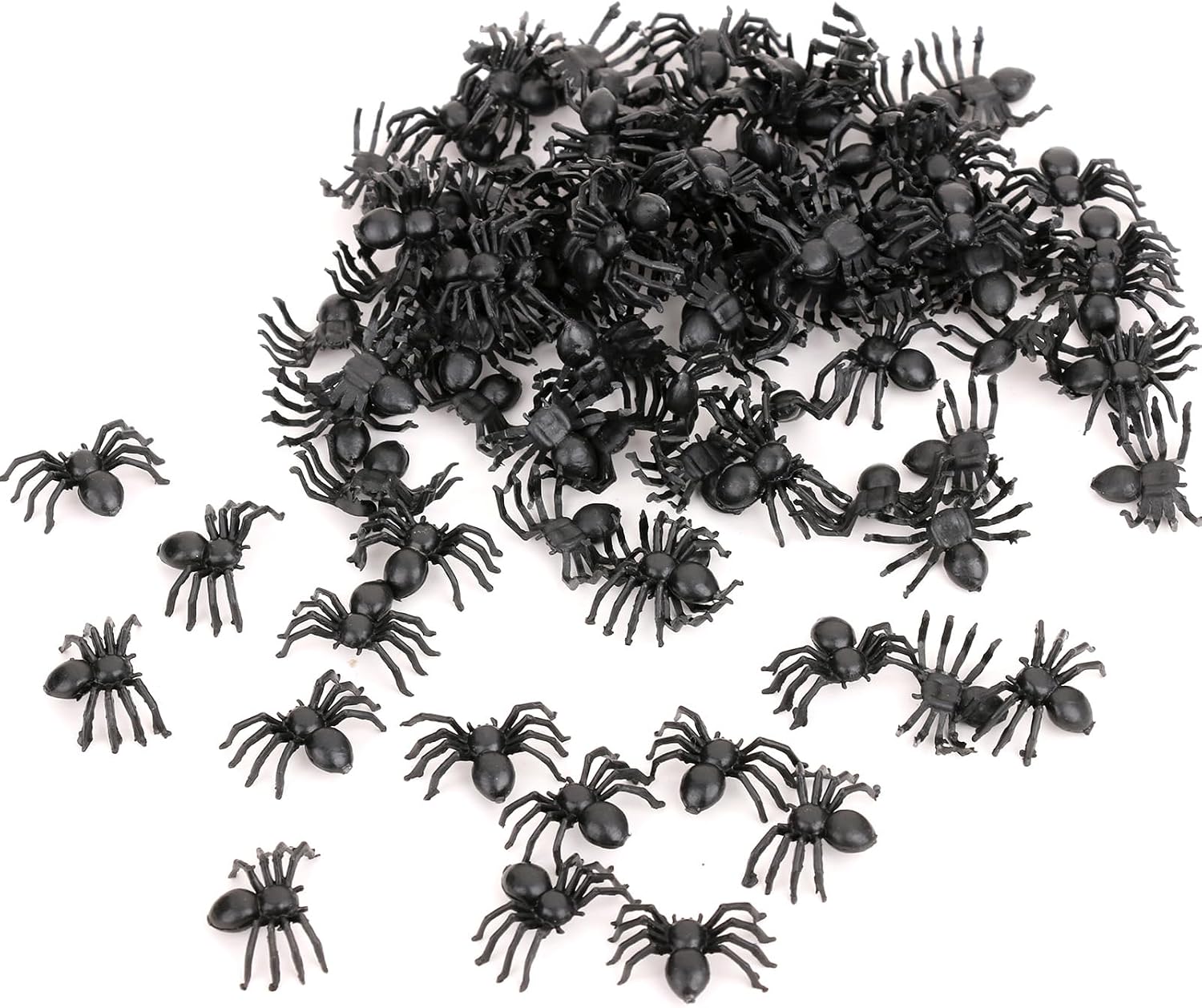 Thumbnail 6 de Bravien Bravien-BZ Halloween-decoratieset met 100 zwarte kunststofspinnen