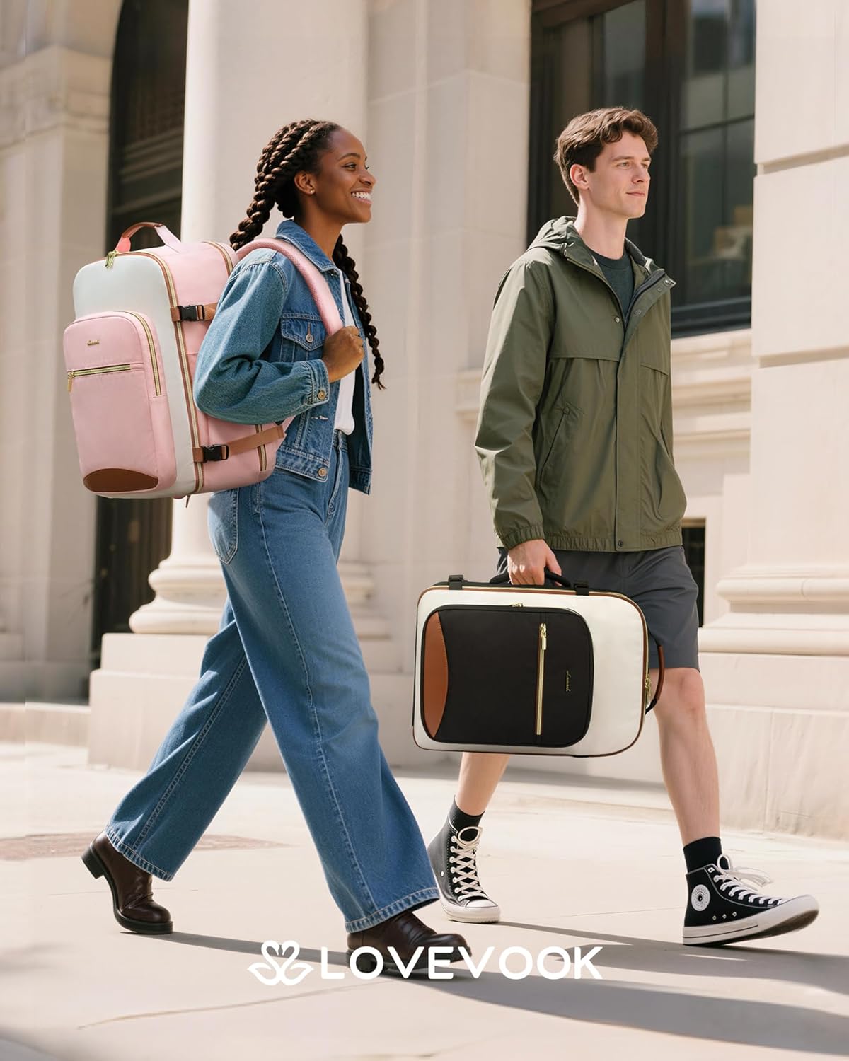 Thumbnail 6 de LOVEVOOK 40L Travel Backpack for Women & Men — Airline-Approved Carry-On with 3 Packing Cubes