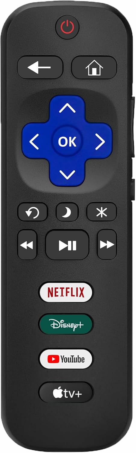 Detalle de Brainice Replacement Remote for Roku TVs