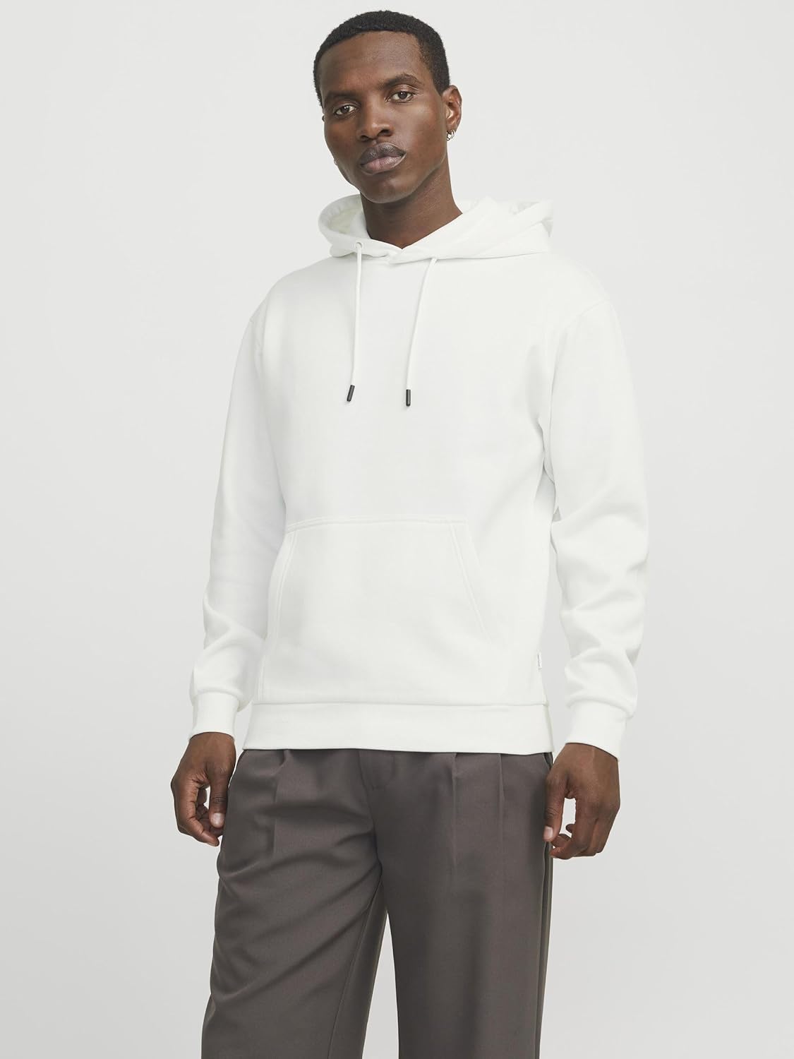 Thumbnail 1 de JACK & JONES Felpa con Cappuccio Basic JJEBRADLEY Uomo, Bianco XXL