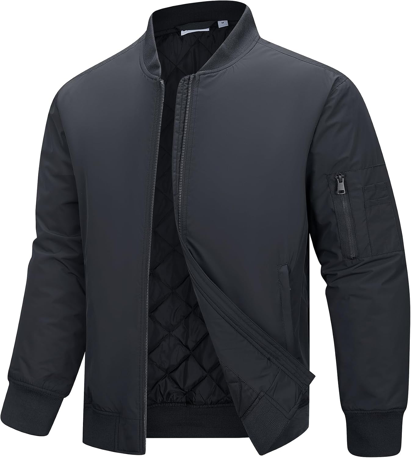 Detalle de 33,000ft Bomberjacke Herren – wasserdichte, winddichte Übergangsjacke mit 4 Taschen