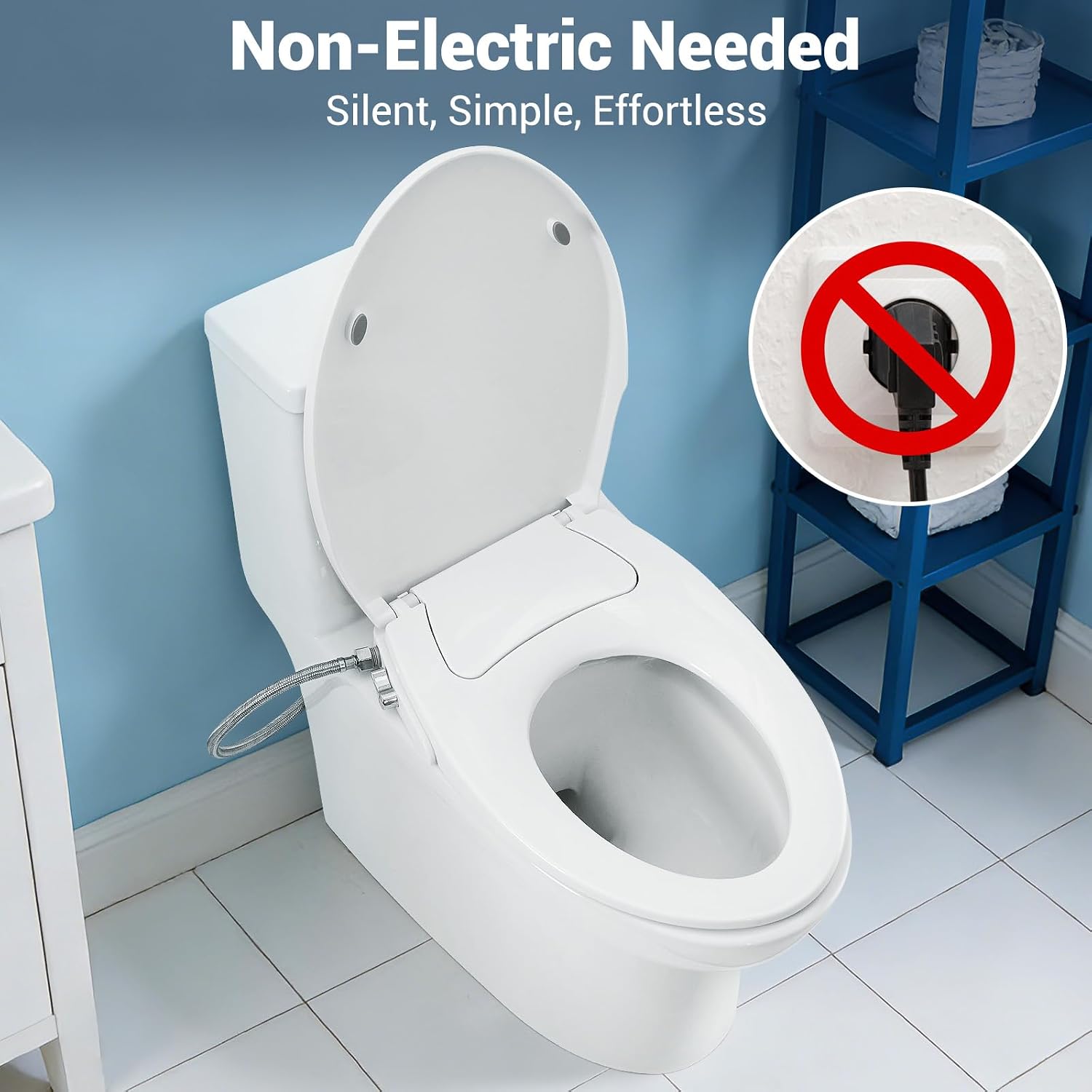 Thumbnail 2 de WildVenture bdH-IbG46eHTuYbDo-gVlUPvbOV-t Elongated Bidet Toilet Seat, Non-Electric