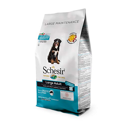 Thumbnail 2 de Schesir Cibo Secco per Cani Adulti di Taglia Grande al Gusto Pesce – Linea Mantimento, Sacco da 12Kg
